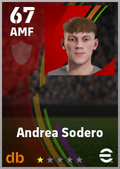 Andrea Sodero — AMF, OVR 67, MAX 67