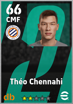 Théo Chennahi — CMF, OVR 66, MAX 66