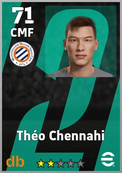 Théo Chennahi — CMF, OVR 71, MAX 71