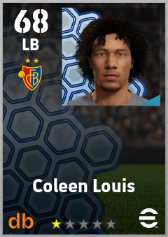 Coleen Louis — LB, OVR 68, MAX 68