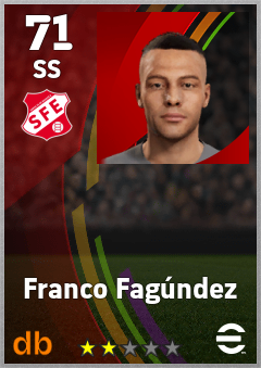 Franco Fagúndez — SS, OVR 71, MAX 71