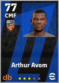 Arthur Avom eFootball player card