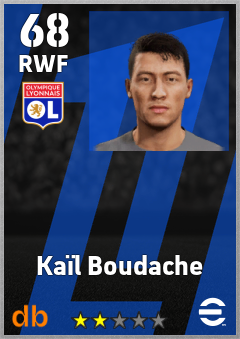 Kaïl Boudache — RWF, OVR 68, MAX 68