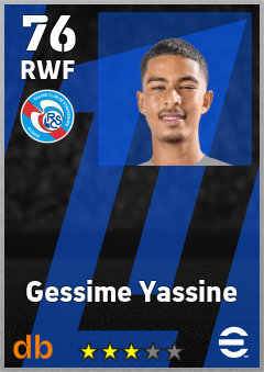Gessime Yassine — RWF, OVR 76, MAX 76