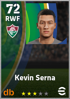 Kevin Serna — RWF, OVR 72, MAX 72