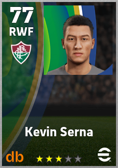 Kevin Serna — RWF, OVR 77, MAX 77