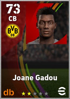 Joane Gadou — CB, OVR 73, MAX 73