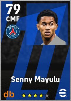 Senny Mayulu — CMF, OVR 79, MAX 79