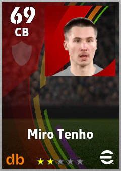 Miro Tenho eFootball player card
