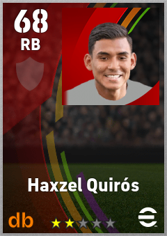 Haxzel Quirós eFootball player card