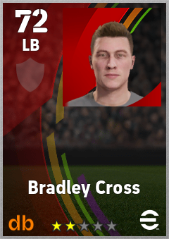 Bradley Cross eFootball player card