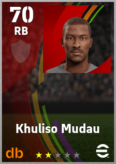 Khuliso Mudau eFootball player card