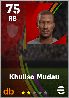 Khuliso Mudau eFootball player card
