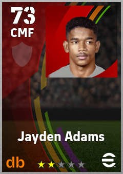 Jayden Adams eFootball player card