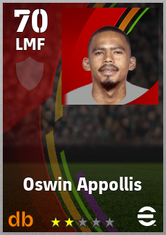 Oswin Appollis eFootball player card