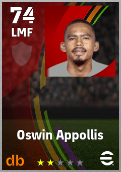 Oswin Appollis eFootball player card