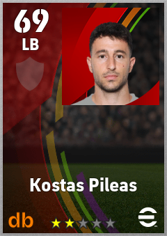 Kostas Pileas — LB, OVR 69, MAX 69