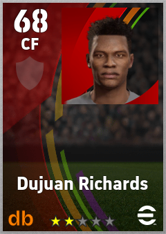 Dujuan Richards — CF, OVR 68, MAX 68