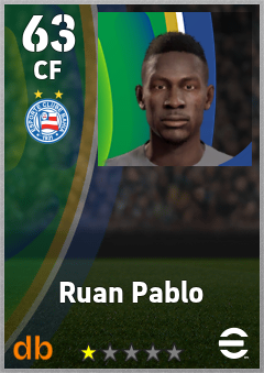 Ruan Pablo — CF, OVR 63, MAX 63