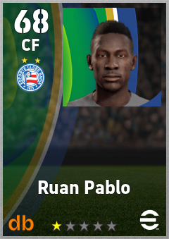 Ruan Pablo — CF, OVR 68, MAX 68