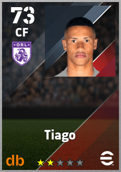 Tiago — CF, OVR 73, MAX 73