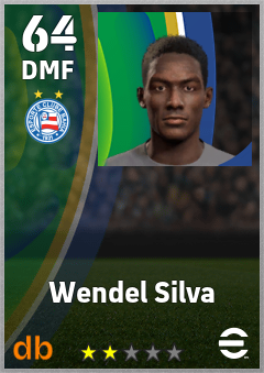 Wendel Silva — DMF, OVR 64, MAX 64
