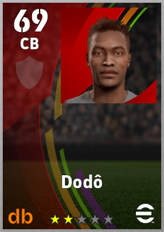 Dodô — CB, OVR 69, MAX 69