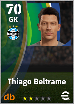 Thiago Beltrame — GK, OVR 70, MAX 70