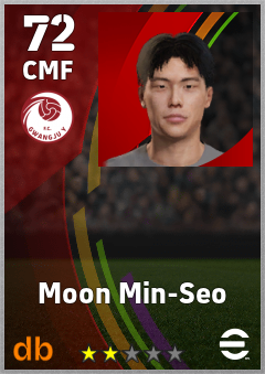 Moon Min-Seo — CMF, OVR 72, MAX 72