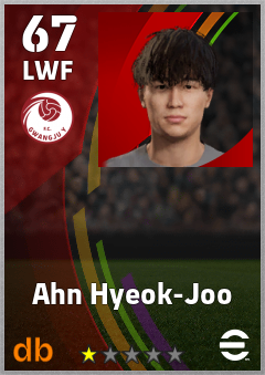 Ahn Hyeok-Joo — LWF, OVR 67, MAX 67