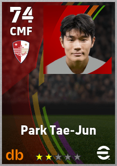 Park Tae-Jun — CMF, OVR 74, MAX 74