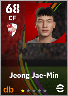 Jeong Jae-Min eFootball player card