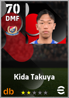 Kida Takuya eFootball player card
