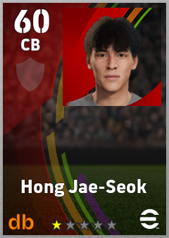 Hong Jae-Seok eFootball player card