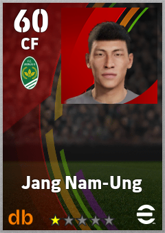 Jang Nam-Ung — CF, OVR 60, MAX 60