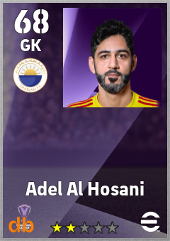Adel Al Hosani eFootball player card