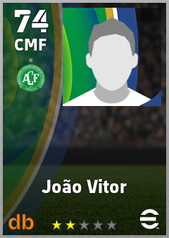 João Vitor — CMF, OVR 74, MAX 74