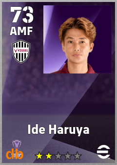 Ide Haruya — AMF, OVR 73, MAX 73