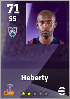 Heberty eFootball player card