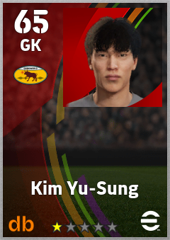 Kim Yu-Sung eFootball player card