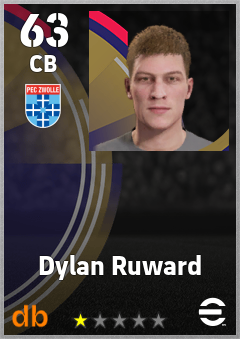 Dylan Ruward eFootball player card