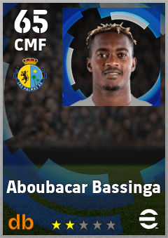 Aboubacar Bassinga — CMF, OVR 65, MAX 65