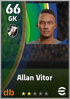 Allan Vitor — GK, OVR 66, MAX 66