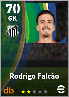 Rodrigo Falcão — GK, OVR 70, MAX 70