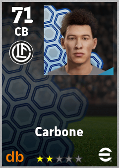 Carbone eFootball player card