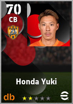 Honda Yuki eFootball player card