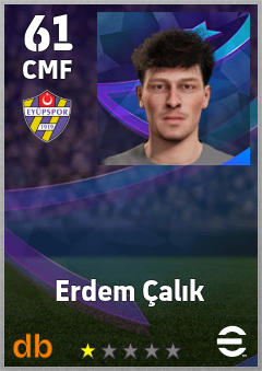 Erdem Çalık — CMF, OVR 61, MAX 61