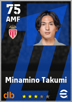Minamino Takumi eFootball player card