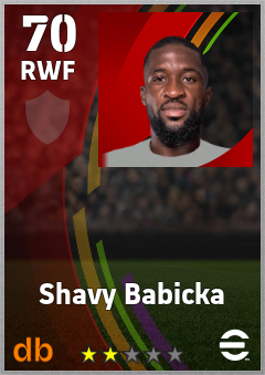 Shavy Babicka eFootball player card