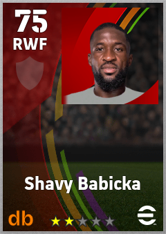 Shavy Babicka eFootball player card